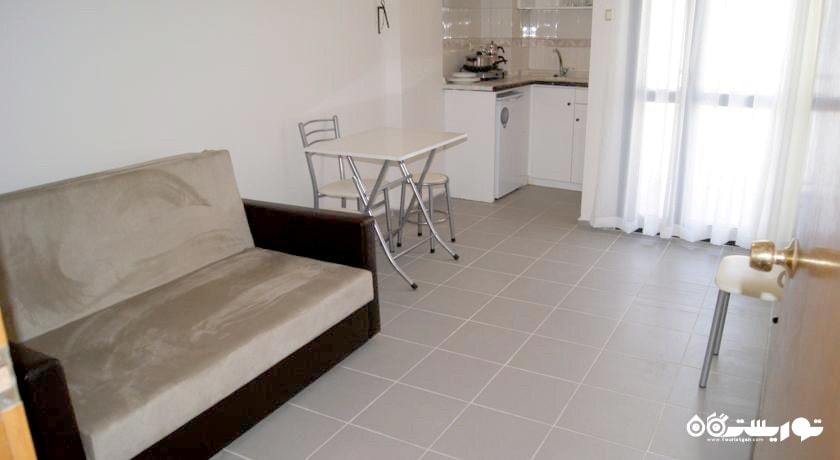 محوطه نشیمن آپارتمان هتل	